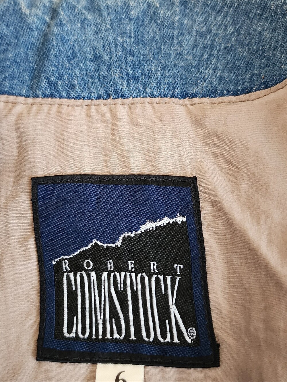 Vintage-Inspired Blue Denim Crop Jacket by - Picture 7 of 7